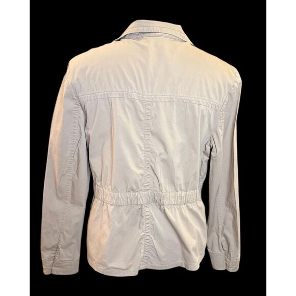 Charter Club Utility Jacket Sz. PL Khaki/Tan Unlined Lightweight - Picture 8 of 10